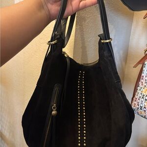 HOBO International Merrin convertible backpack purse Suede